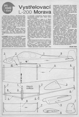 Vystřelovací model letadla Morava L-200 malý.jpg